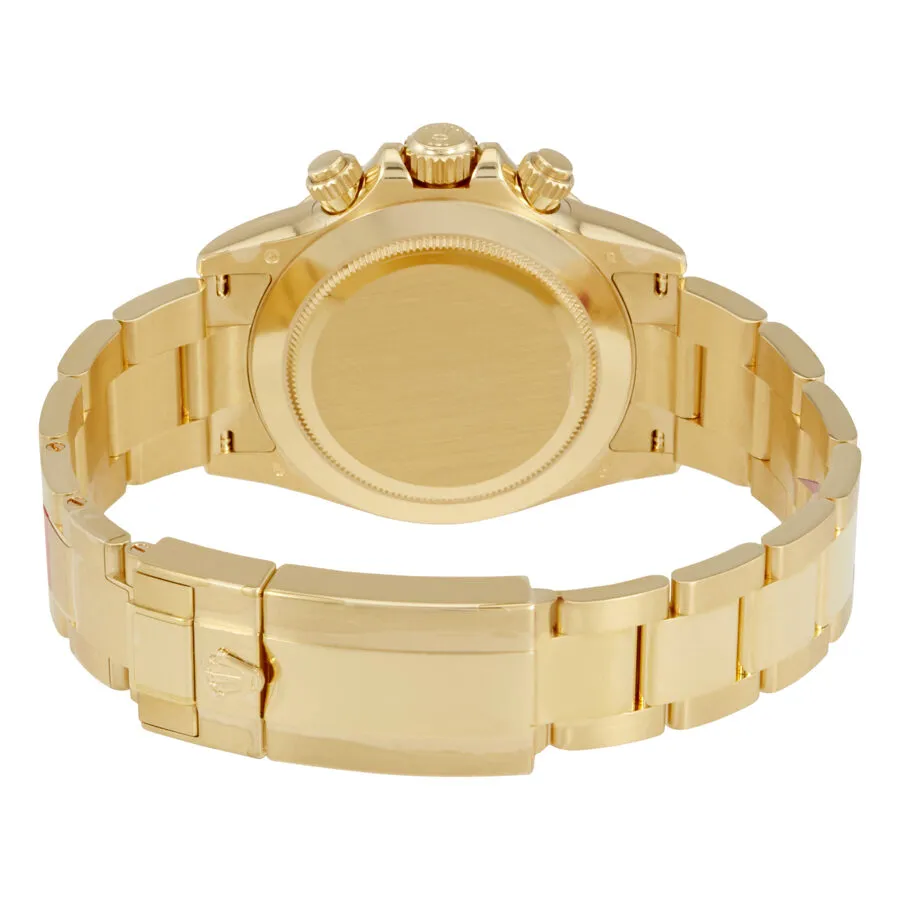 Rolex Cosmograph Daytona Black Mother of Pearl Dial 18K Yellow Gold Men's Watch 116508BKMDO