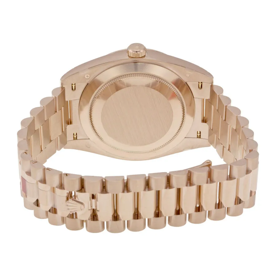 Rolex Day-Date 40 Sundust Dial 18K Everose Gold President Automatic Men's Watch 228235SNRP