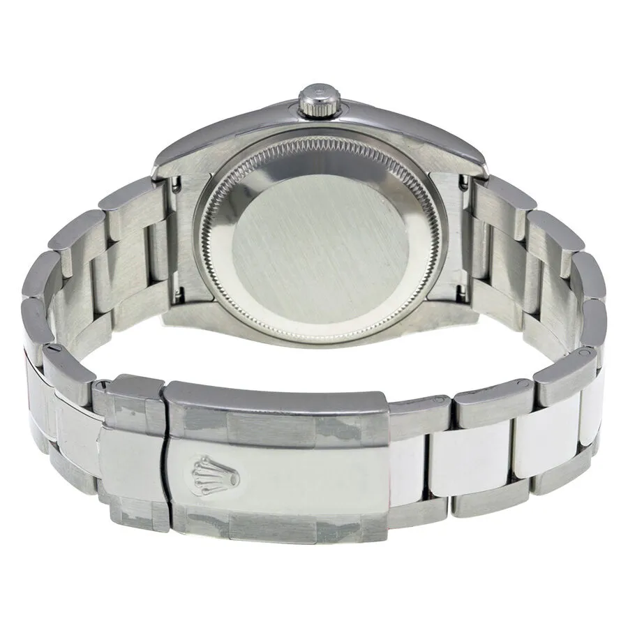 Rolex Oyster Perpetual Date 34 Black Dial Stainless Steel Bracelet Automatic Men's Watch 115234BKADO