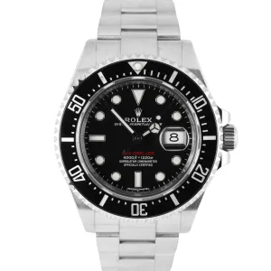 Rolex Sea-Dweller Red 50th Anniversary Steel Black 43mm MK1 126600 Watch