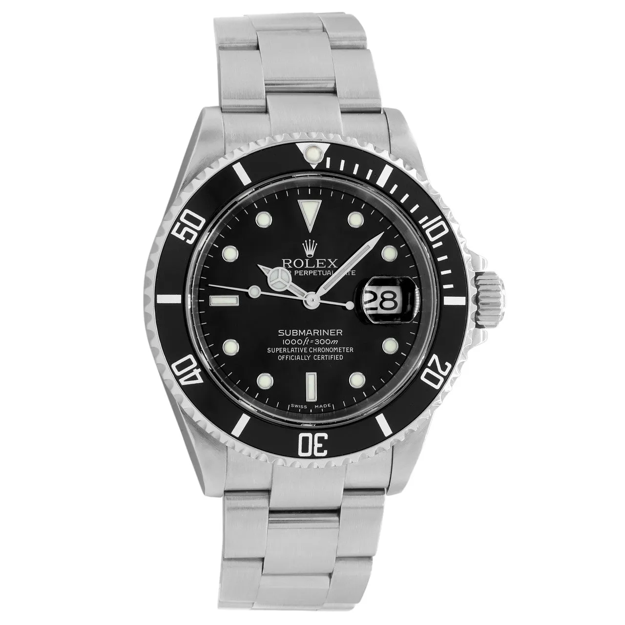 Rolex Stainless Steel Submariner Date    16610