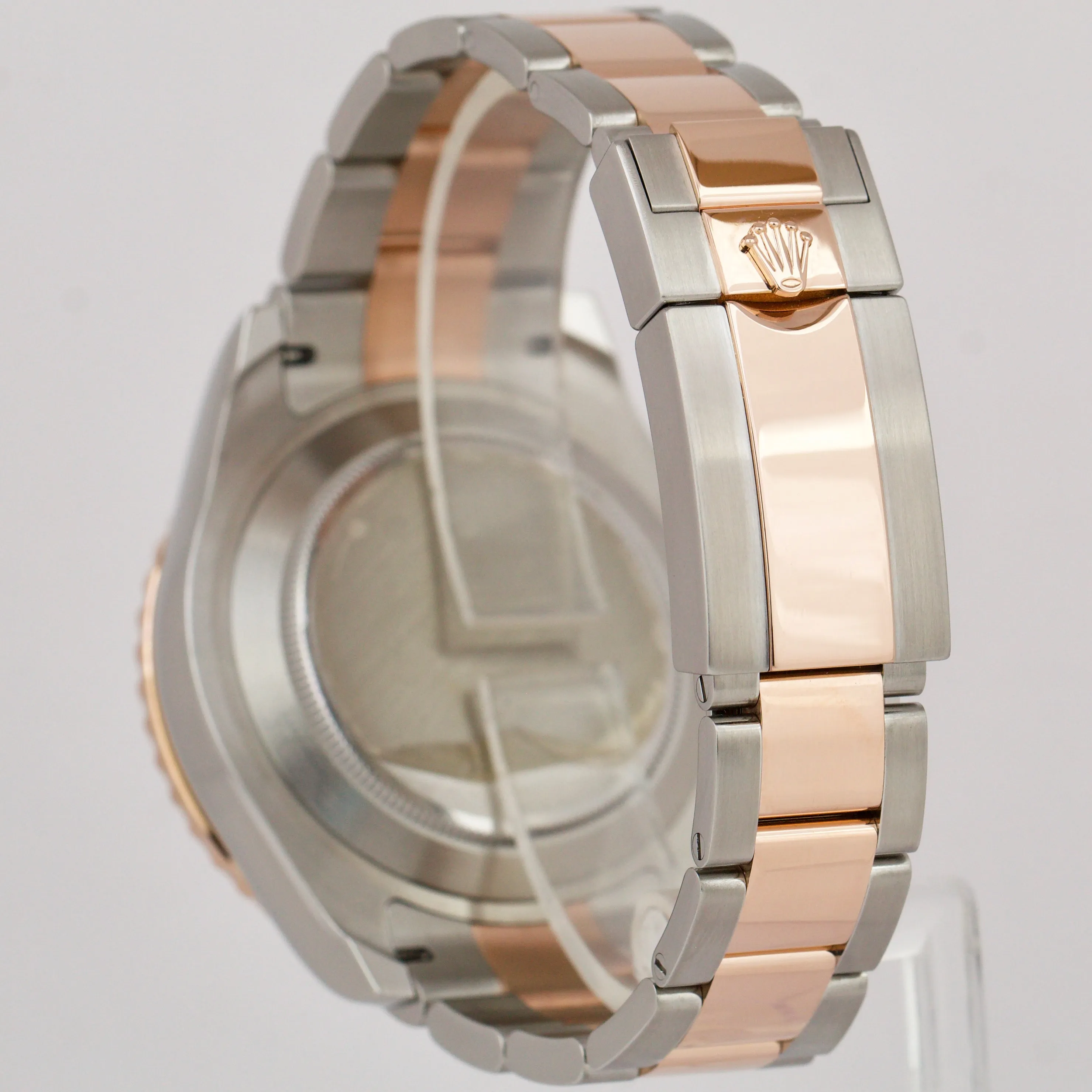 Rolex Yacht-Master II PAPERS White Two-Tone 18K Rose Gold 116681 44mm Watch B P