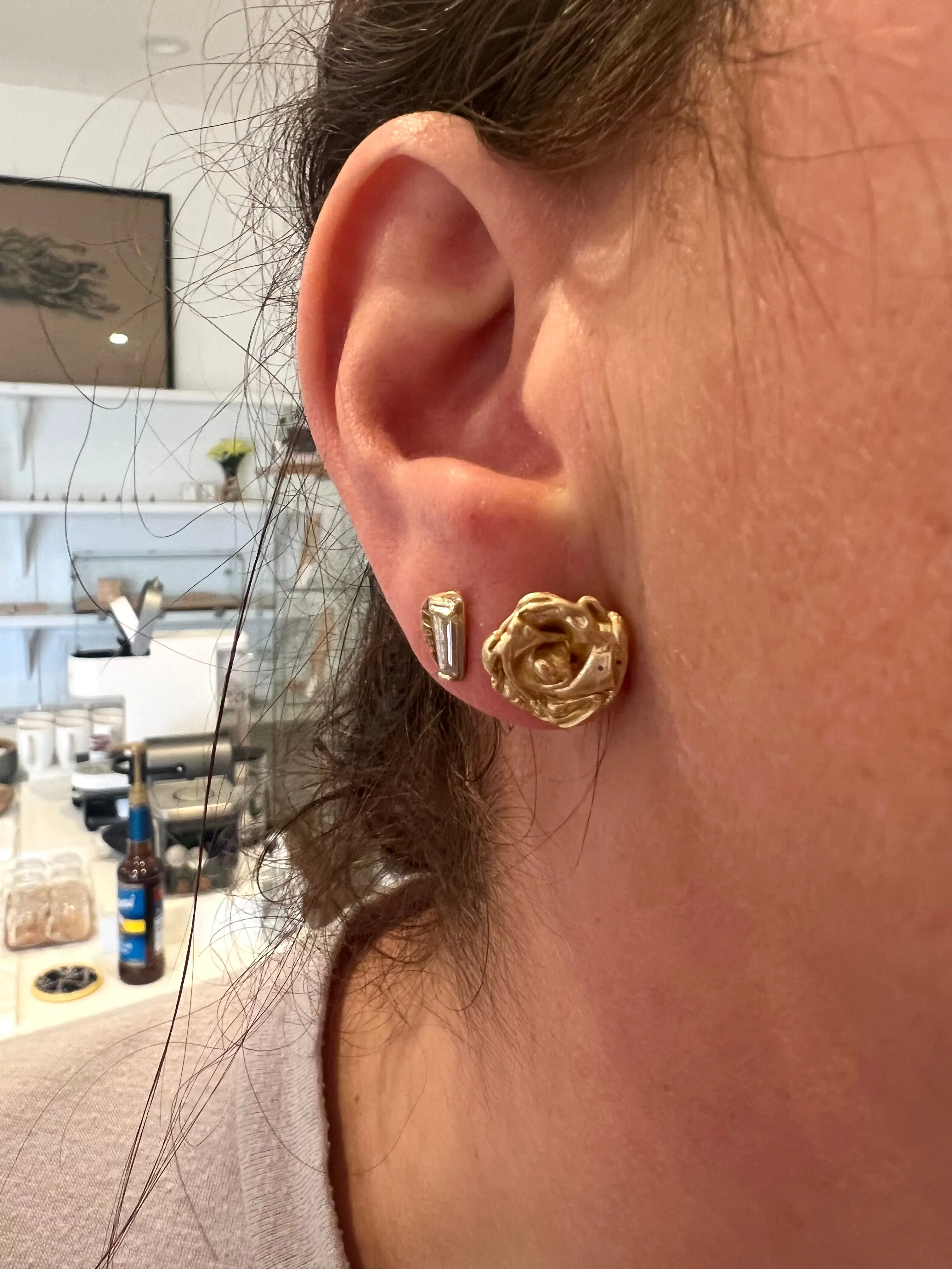 Rose Stud Earrings