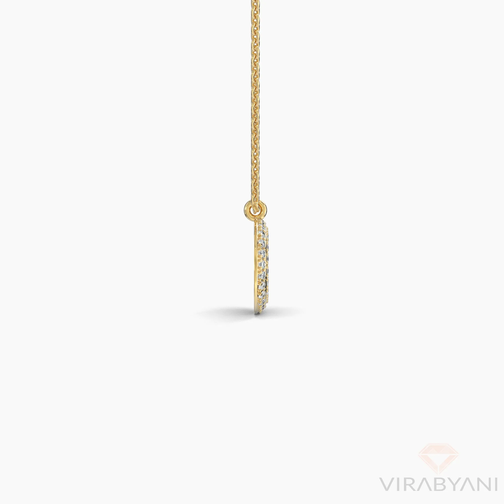 Round Shaped AMoré Pavé Necklace With 0.50 ct. Diamonds