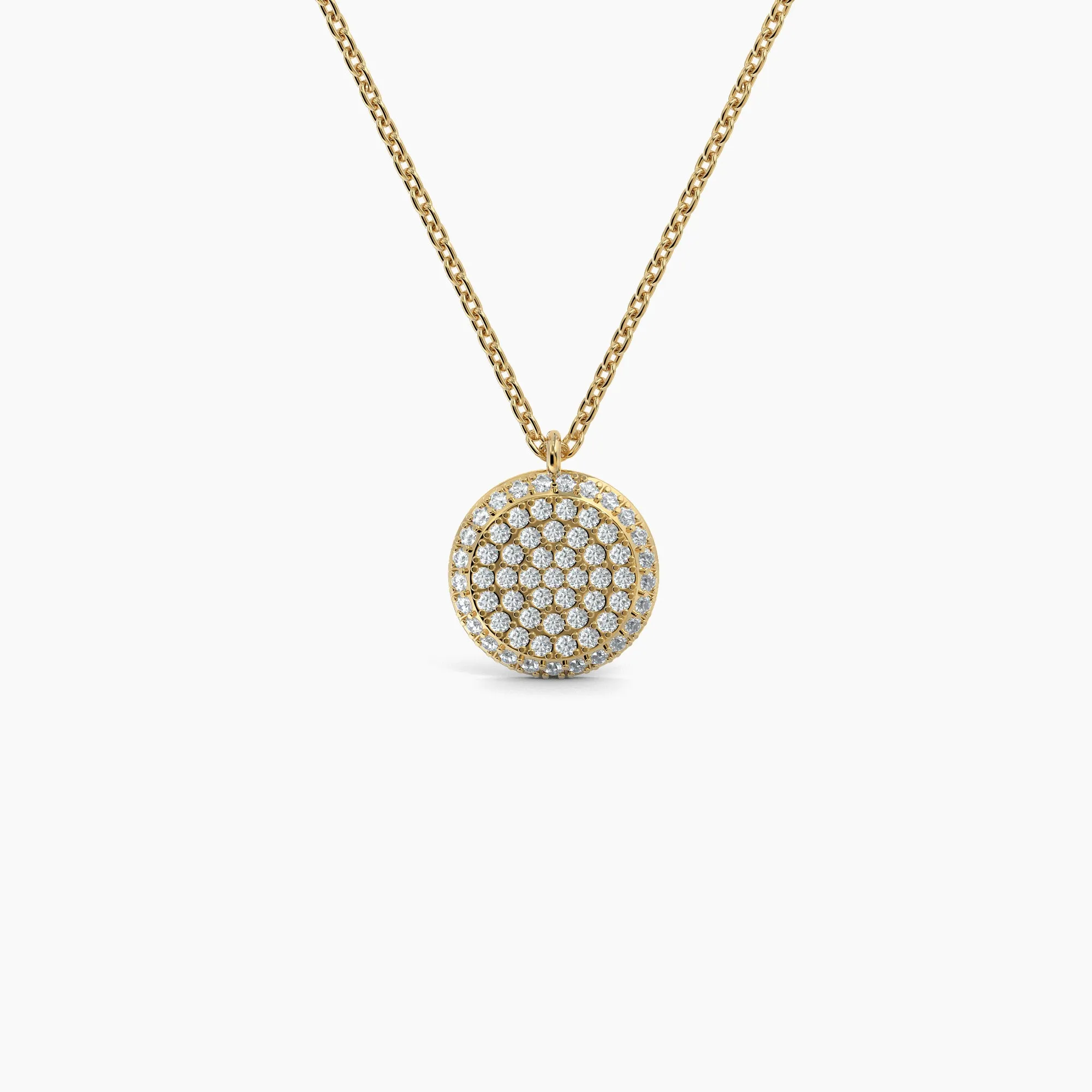Round Shaped AMoré Pavé Necklace With 0.50 ct. Diamonds