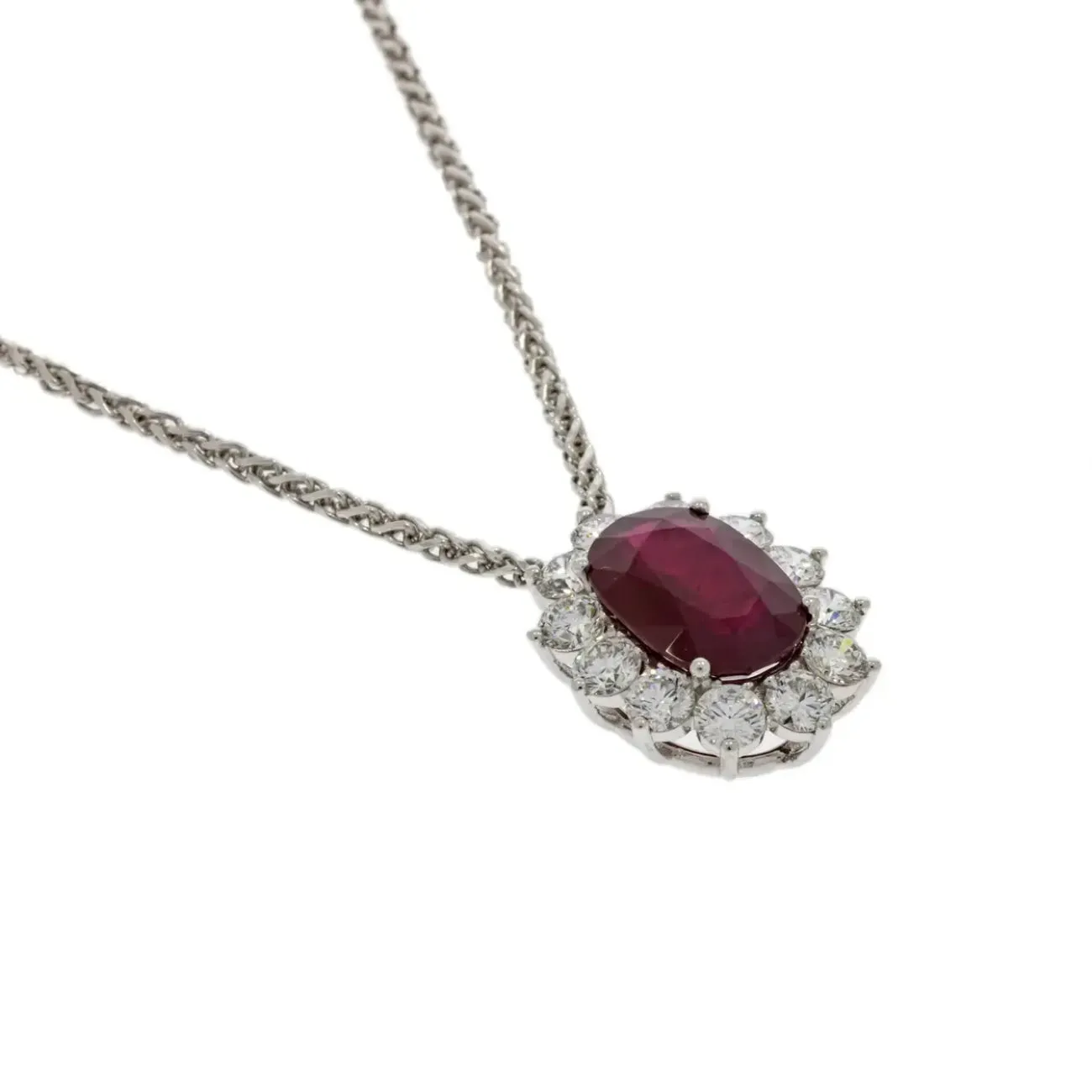 Ruby & Diamond Pendant