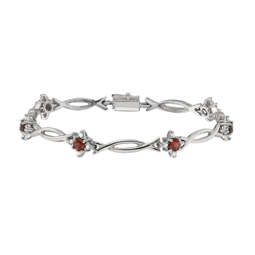 Ruby and Diamond Bracelet