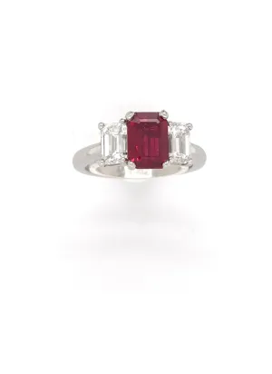 Ruby and Diamond Ring