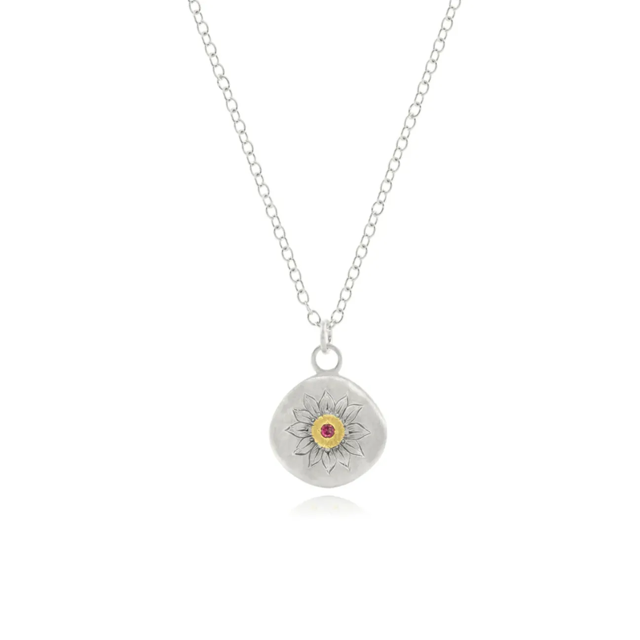 Ruby Soleil Charm Pendant