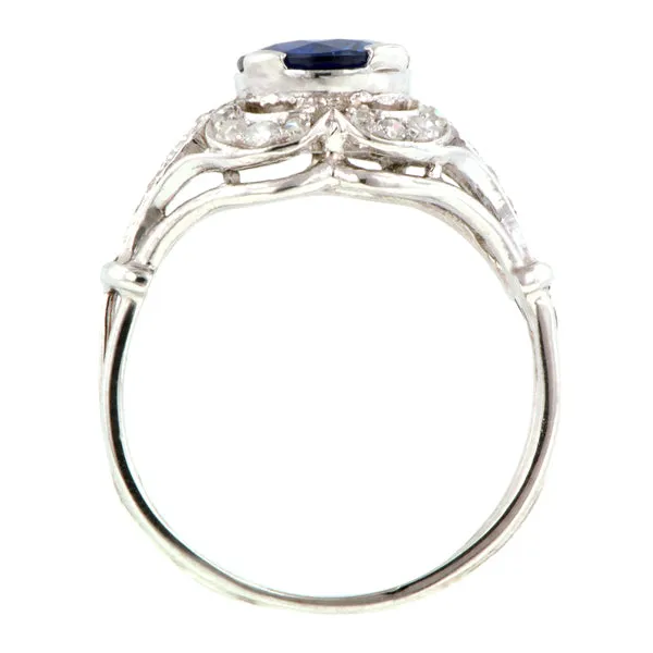 Sapphire & Diamond Ring