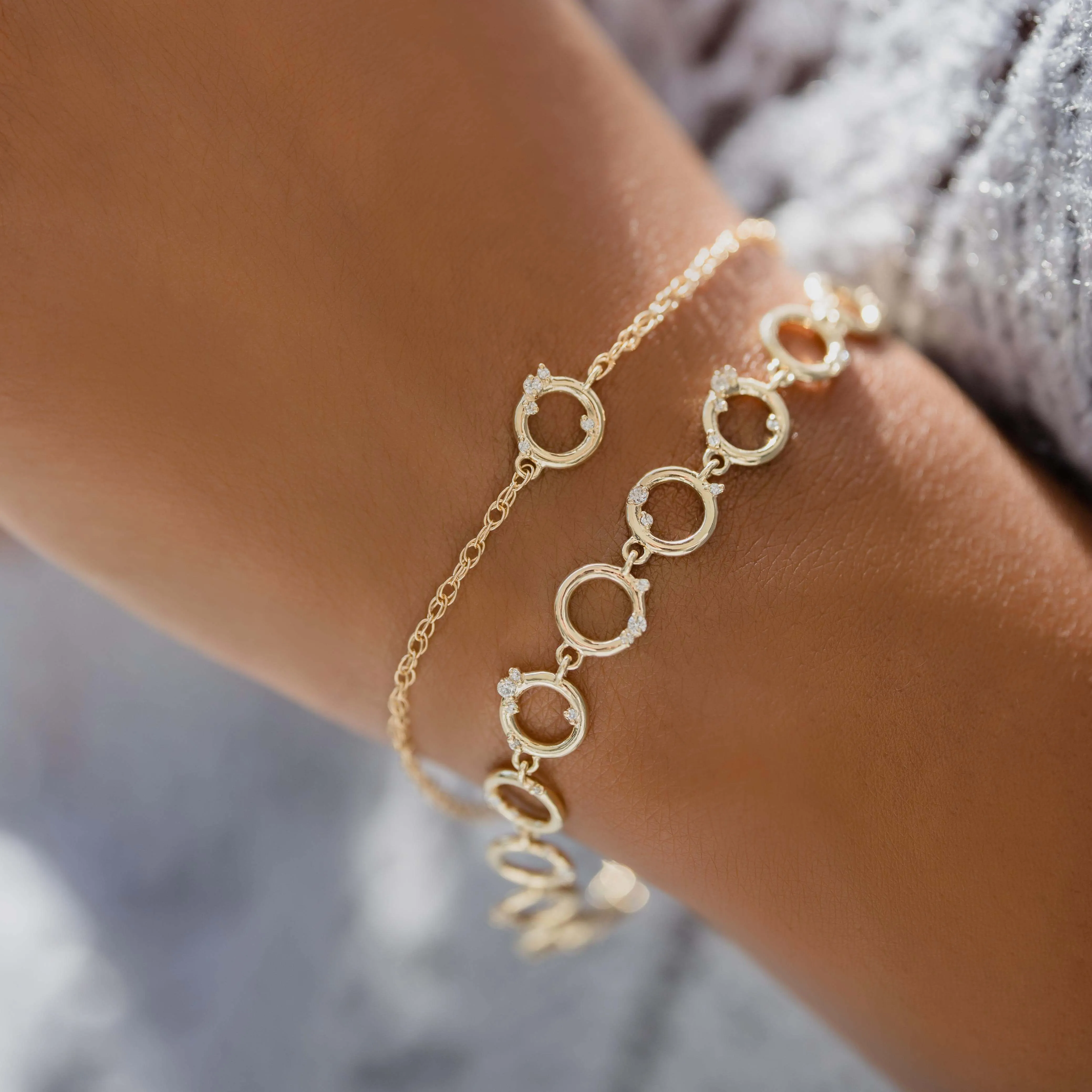Satellite Tennis Bracelet