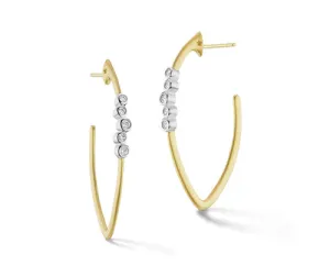 Scribble Cluster Bow Hoops
