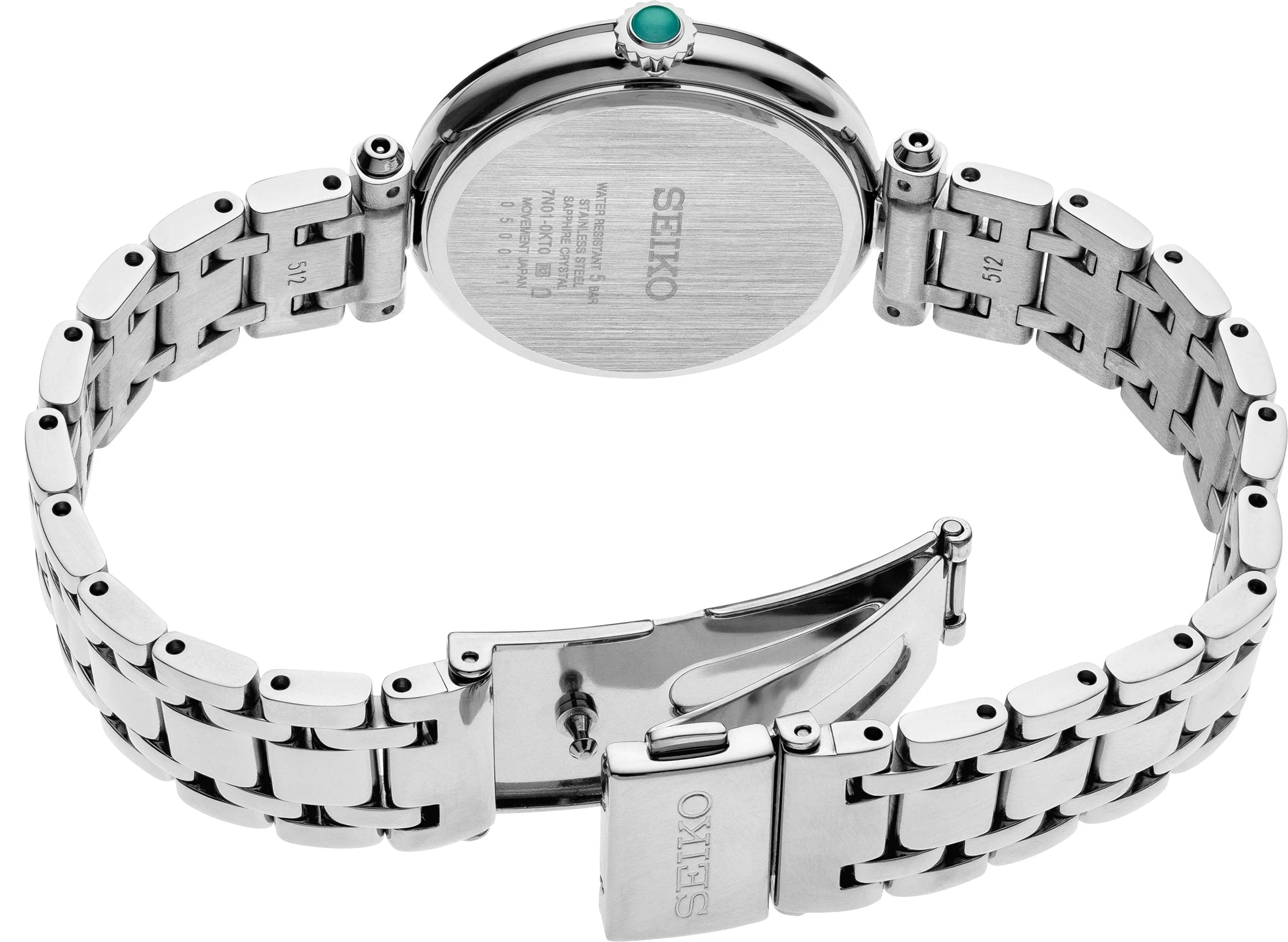 Seiko Ladies Stainless-steel Diamond Watch