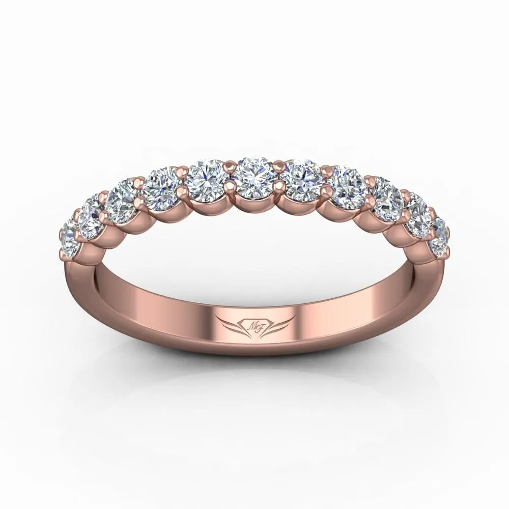 Shared Prong Wedding Band