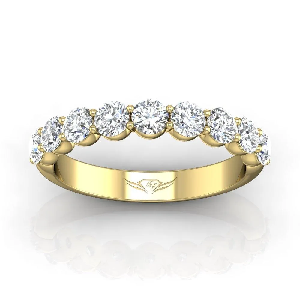 Shared Prong Wedding Band