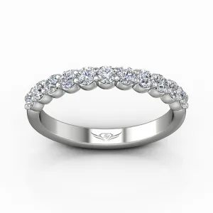 Shared Prong Wedding Band