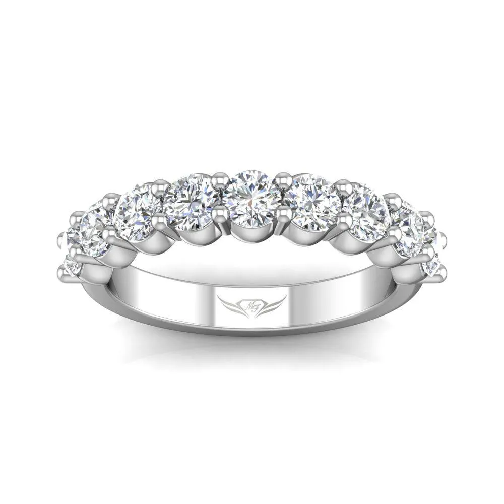 Shared Prong Wedding Band