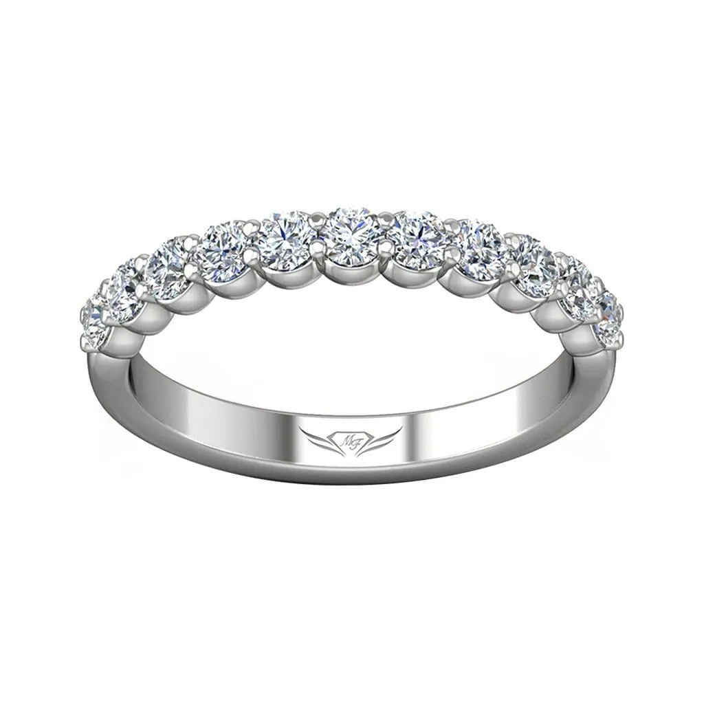 Shared Prong Wedding Band