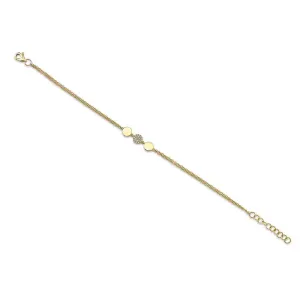Shimmering Disc Bracelet