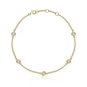 Signature Diamond Station Bracelet