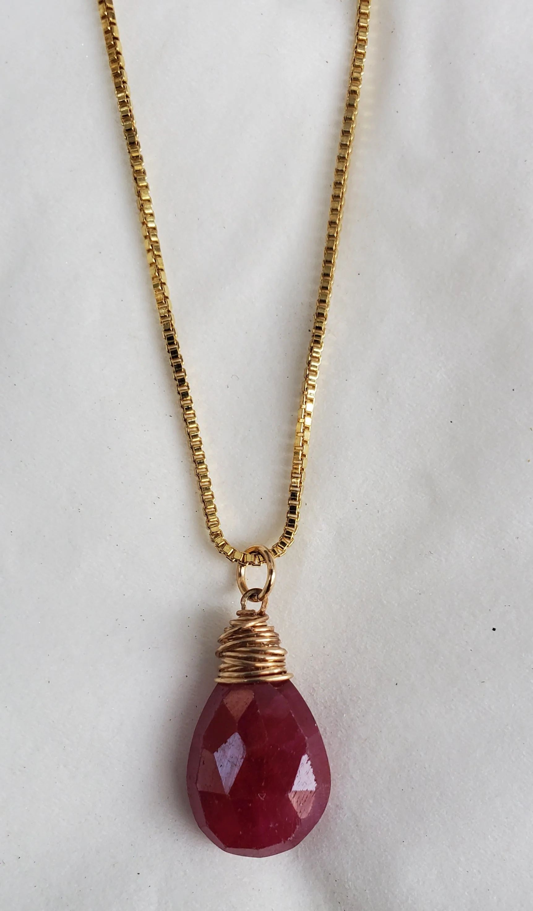 Simon & LuLu faceted Ruby nk