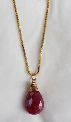 Simon & LuLu faceted Ruby nk