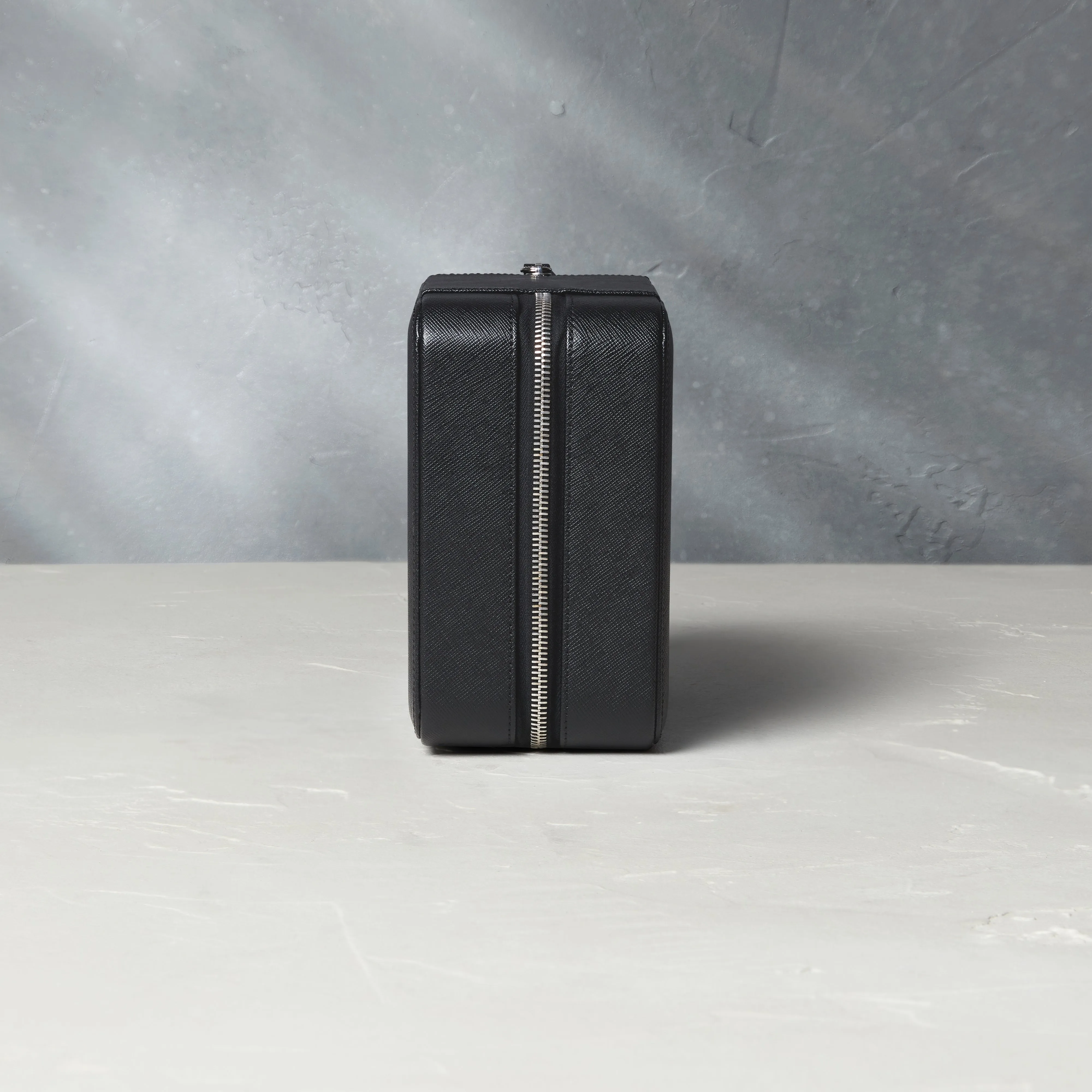 six-watch box, saffiano