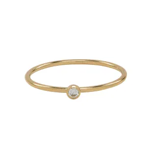 Solitaire CZ Ring