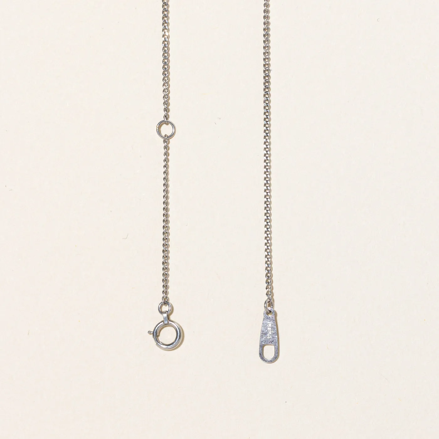 Solitaire Diamond Pendant Necklace | 0.36ct | 16"|