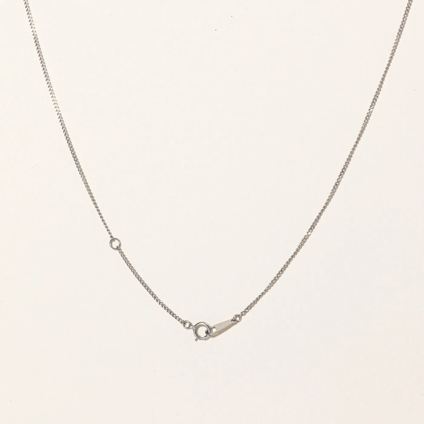 Solitaire Diamond Pendant Necklace | 0.36ct | 16"|