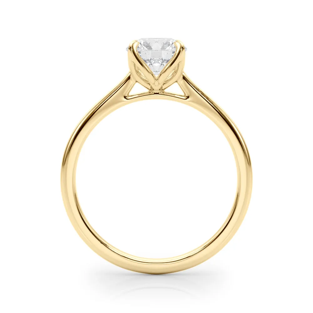 Solitaire Round Engagment Ring - TN85333
