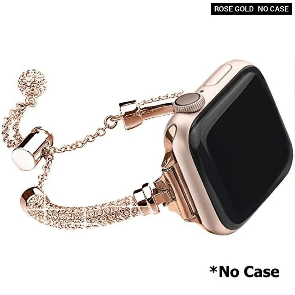 Sparkling Crystal Diamond Wrist Bracelet for Apple Watch