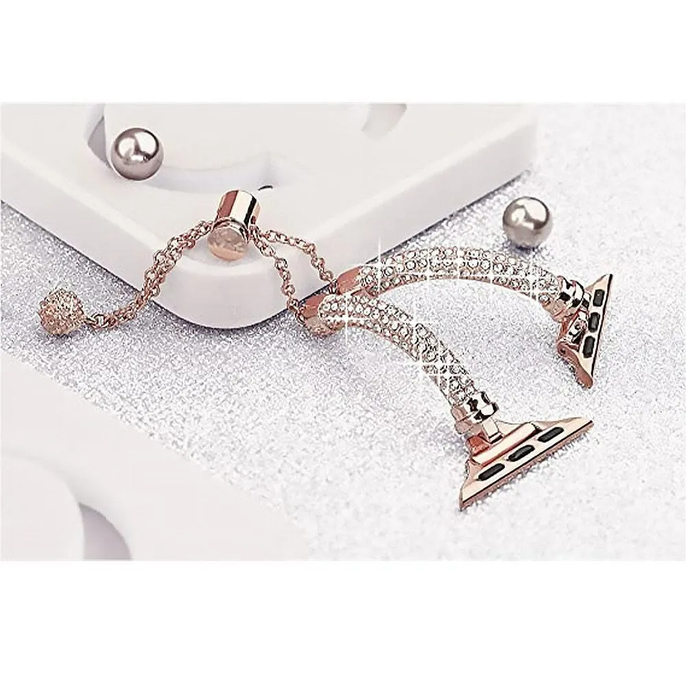 Sparkling Crystal Diamond Wrist Bracelet for Apple Watch