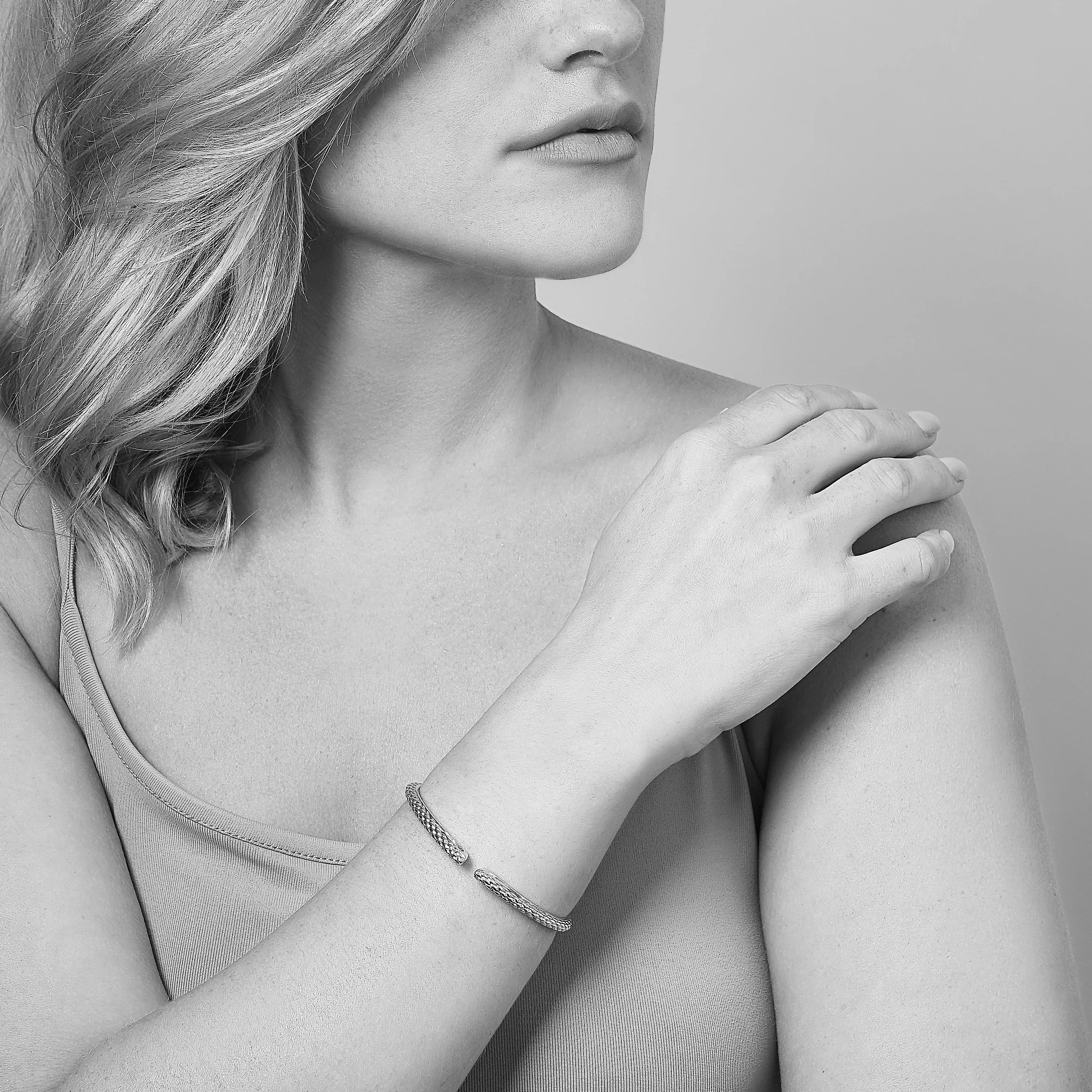 Spirit Python Cuff 3mm - Black Ruthenium Vermeil