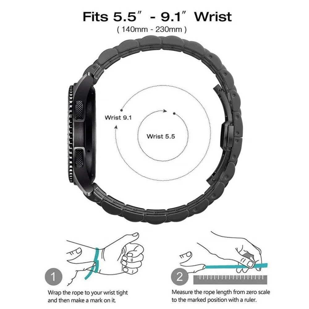 Stainless Steel Adjustable Replacement Band for Apple Watch