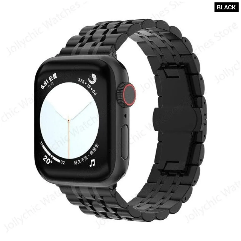 Stainless Steel Adjustable Replacement Band for Apple Watch