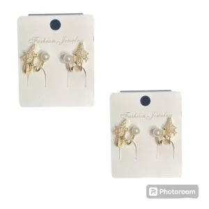 Star stud earrings