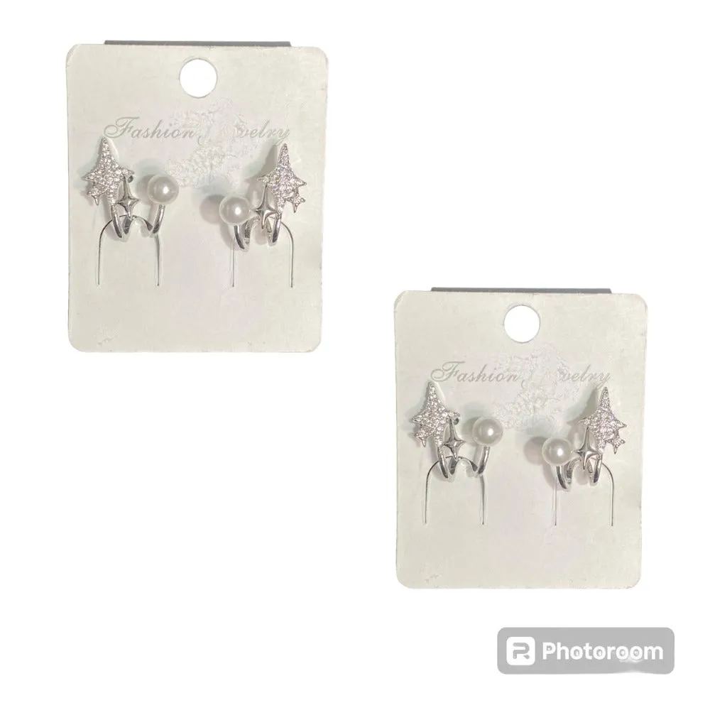 Star stud earrings