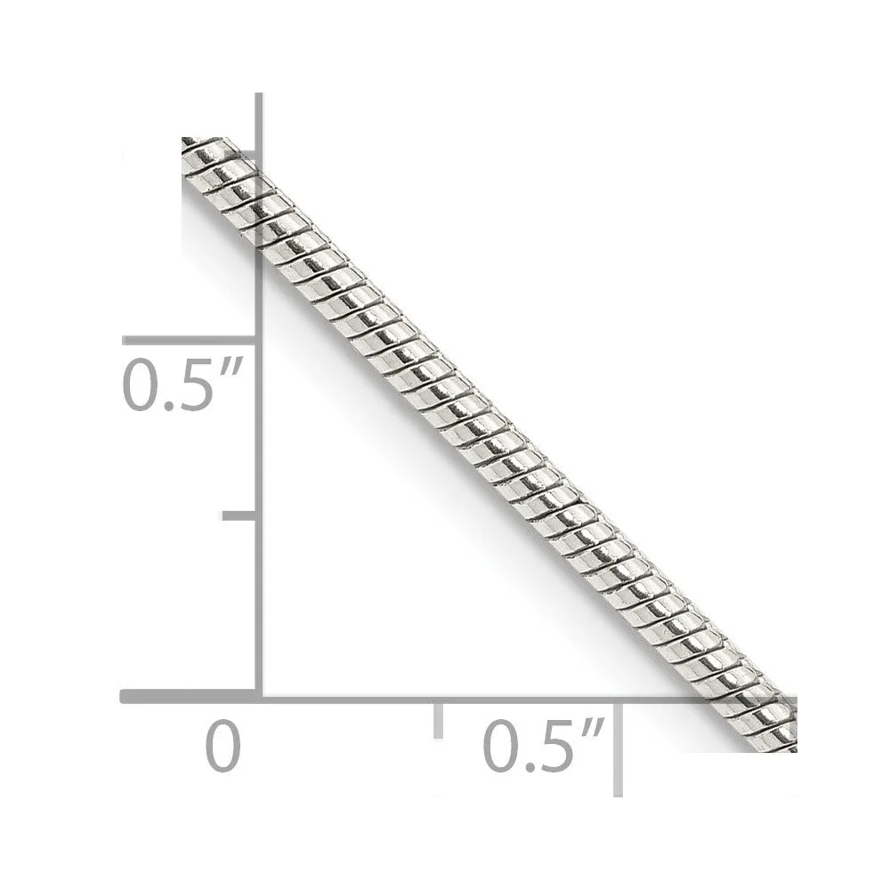 Sterling Silver 2mm Snake Chain