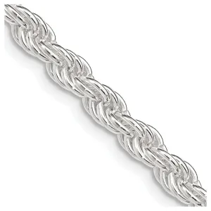 Sterling Silver 4.5mm Solid Rope Chain