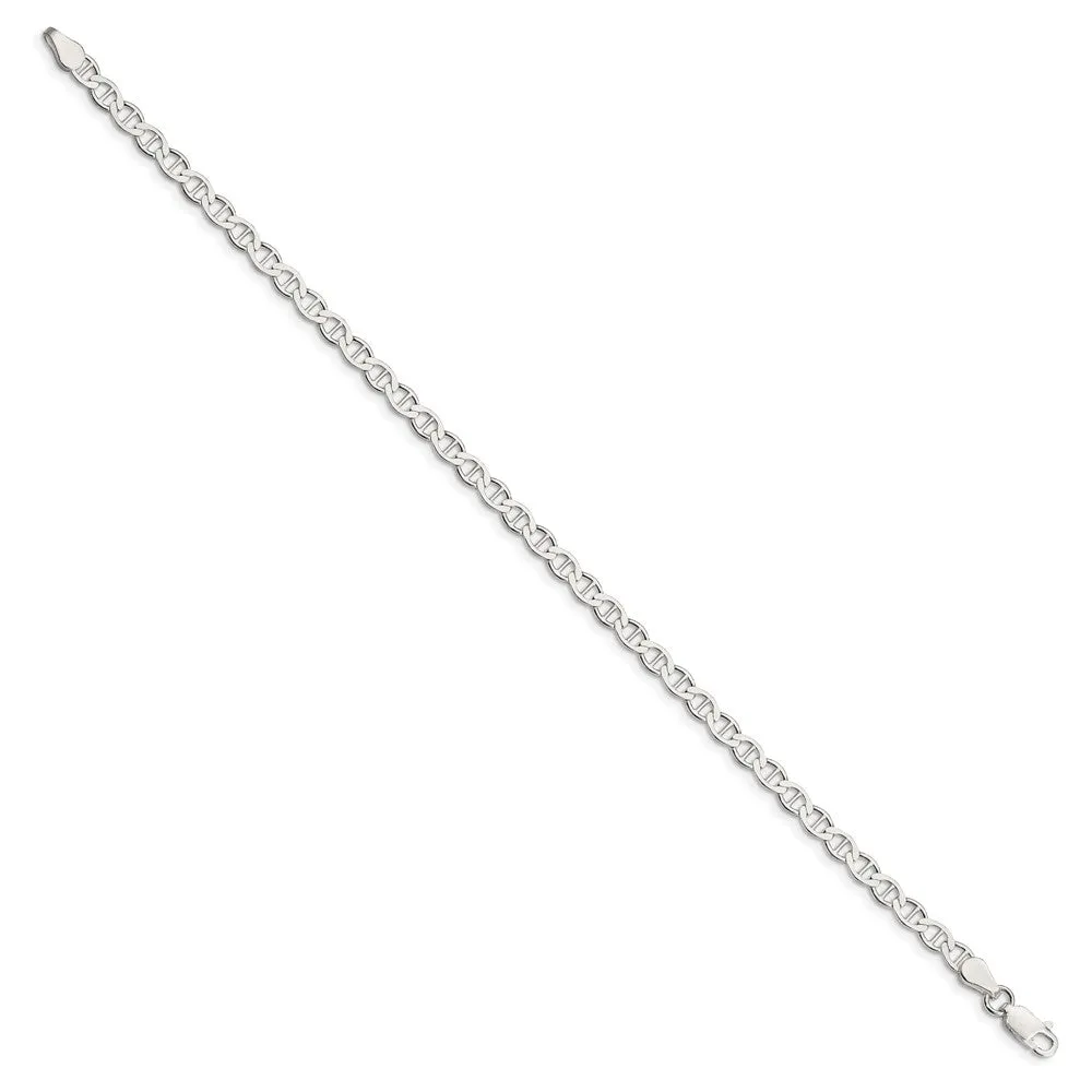 Sterling Silver 4mm Flat Anchor Chain