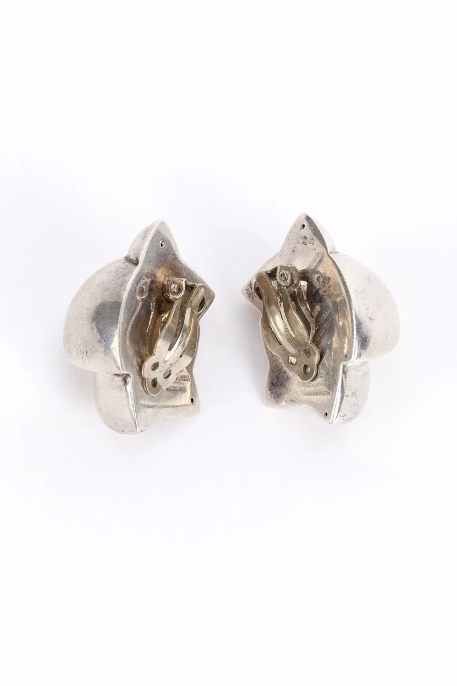 Sterling Silver Seashell Earrings