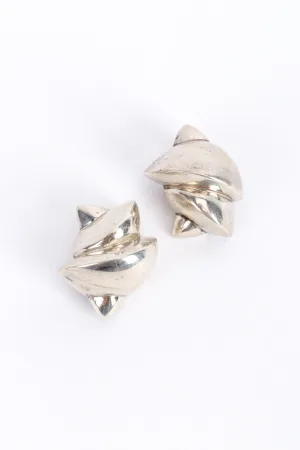 Sterling Silver Seashell Earrings