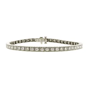 Straight Line Diamond Bracelet