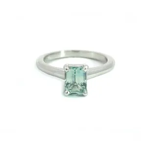 Studio W&H Montana Sapphire Emerald Cut Ring