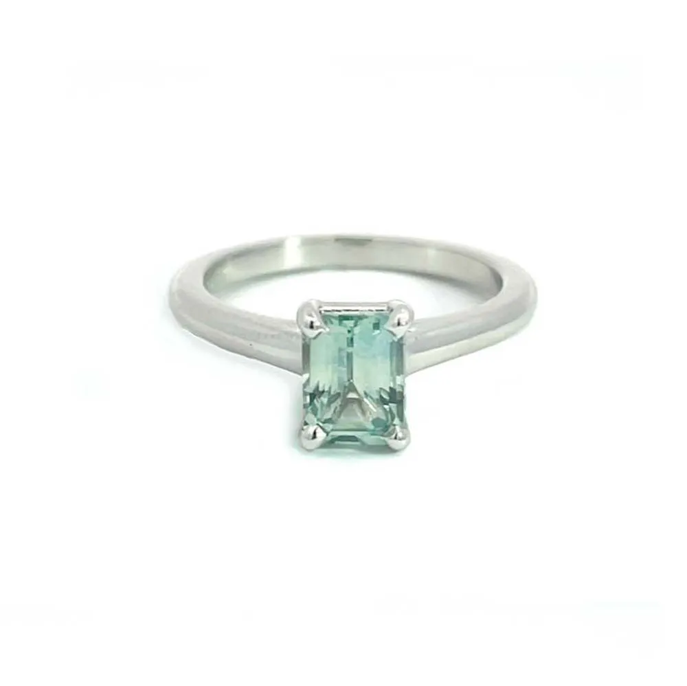 Studio W&H Montana Sapphire Emerald Cut Ring