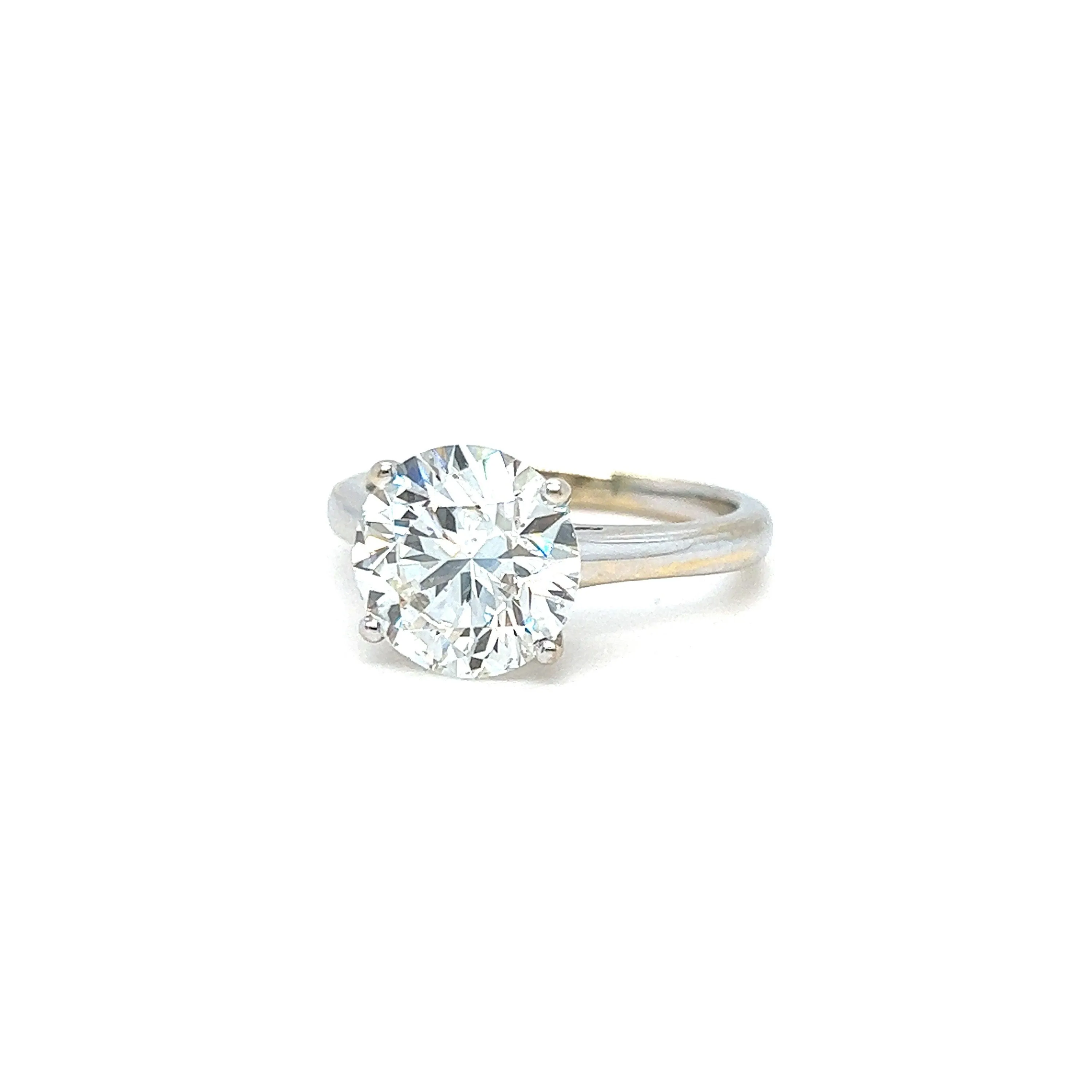 Stunning Large AGS Diamond Solitaire in 18K White Gold - 3.17CT - AGS 0 - Ideal CUT