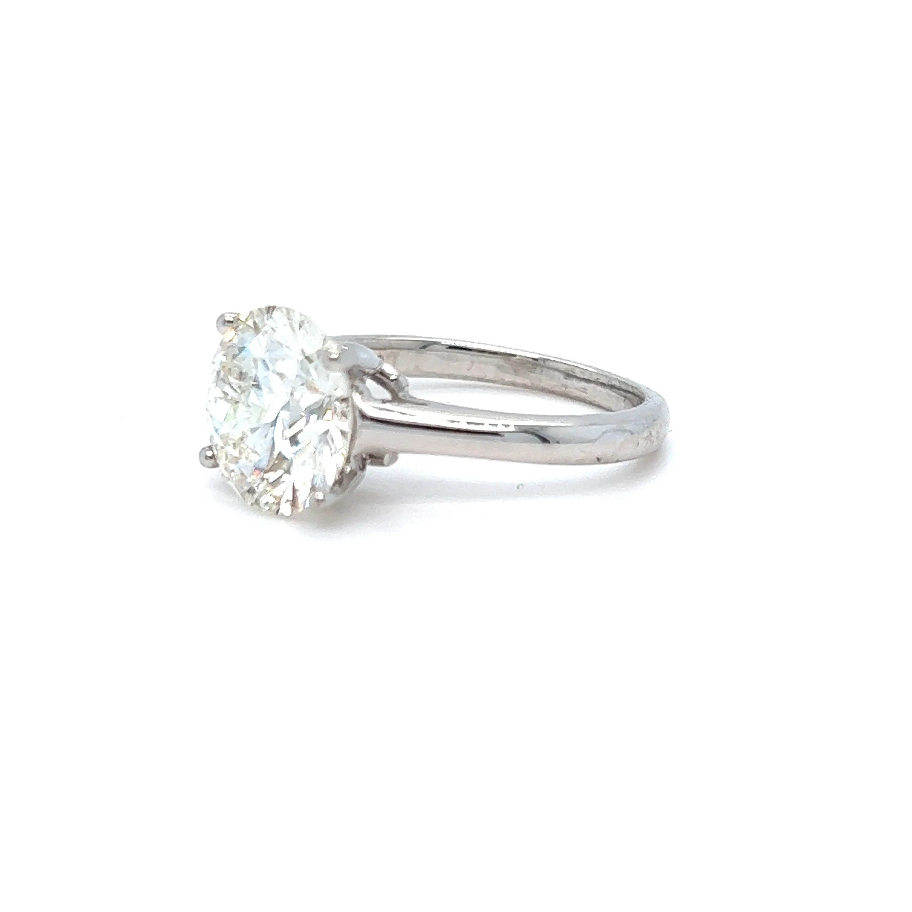 Stunning Large AGS Diamond Solitaire in 18K White Gold - 3.17CT - AGS 0 - Ideal CUT