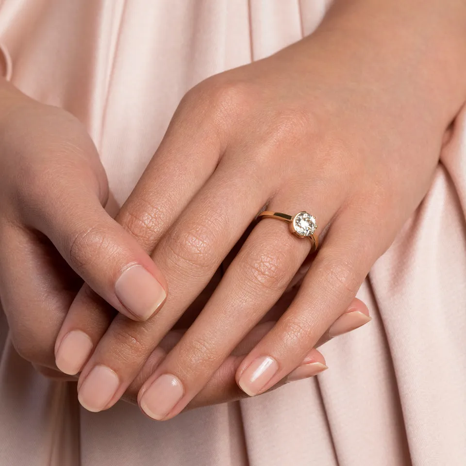 Sun & Moon Ring - Grand White Diamond
