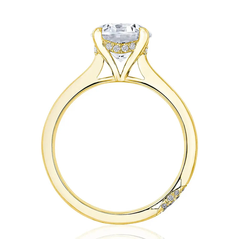 Tacori 18K Yellow Gold Round Solitaire Engagement Ring HT2580RD9Y